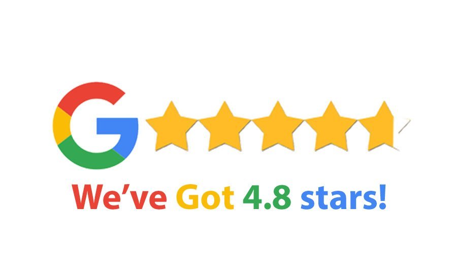 4.8 Star Google Rating